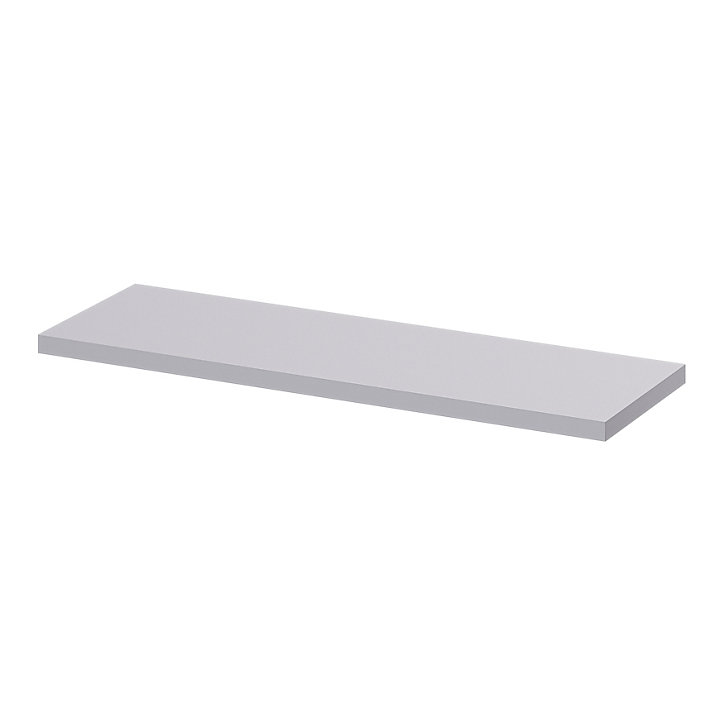 Étagère murale modulable 10 tablettes et 6 échelles effet argenté GoodHome Rigga H. 129 x L. 140 x P. 19 cm
