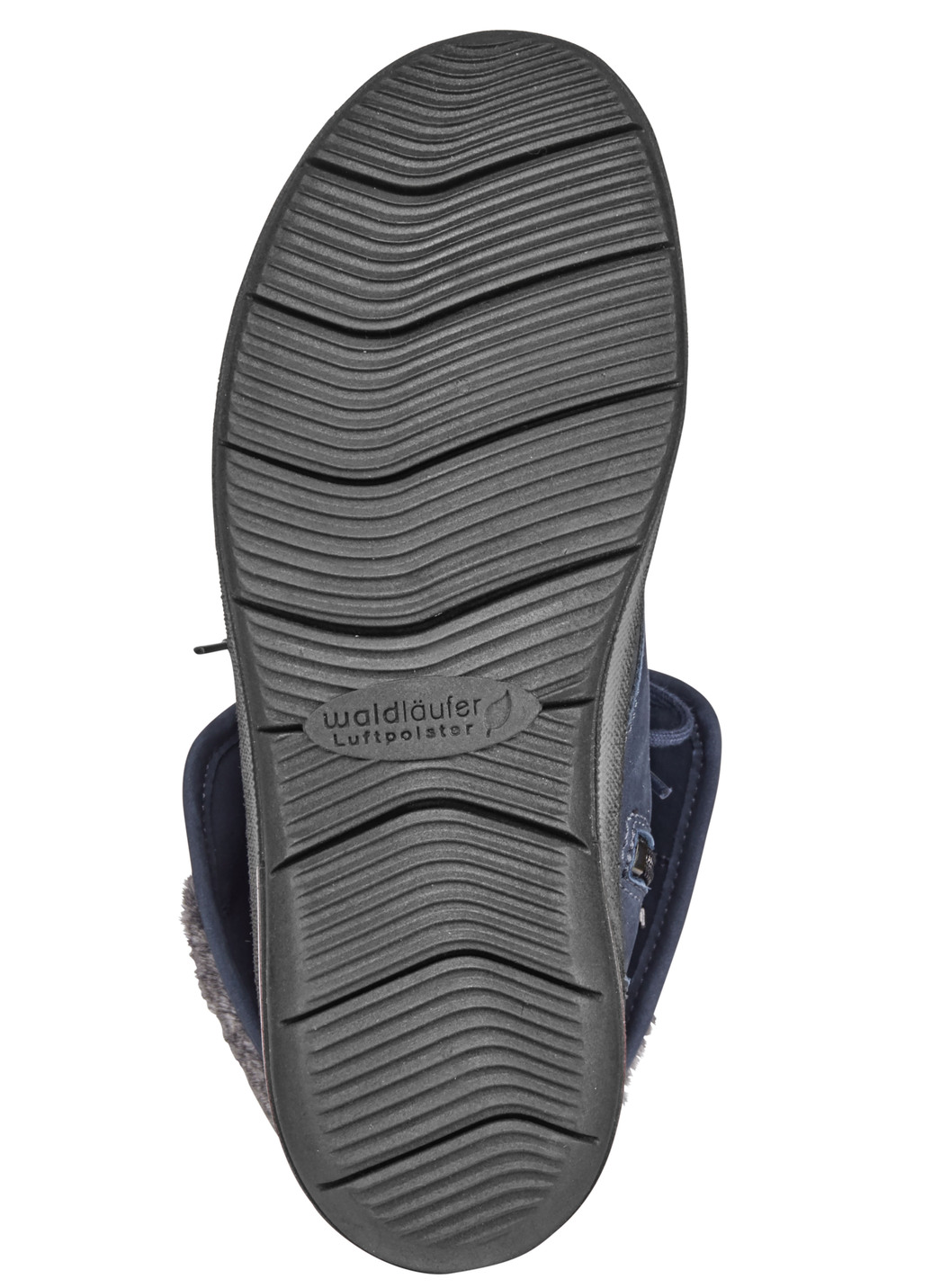 Waldläufer Schnür-Stiefelette mit kuscheligem Webpelzkragen