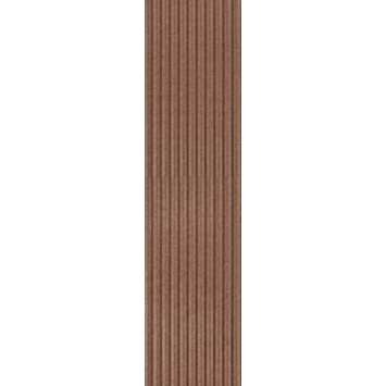 Kleurstaal viltpaneel met golf terra 20x30 cm