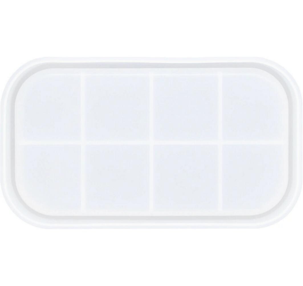 Giessform Schale, 26.4 cm x 15.1 cm x 2.2 cmSilikongiessform