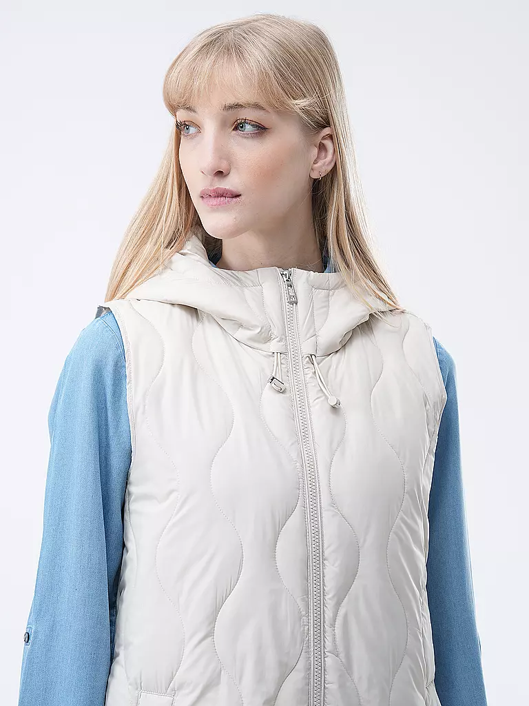 TOM TAILOR Steppgilet beige