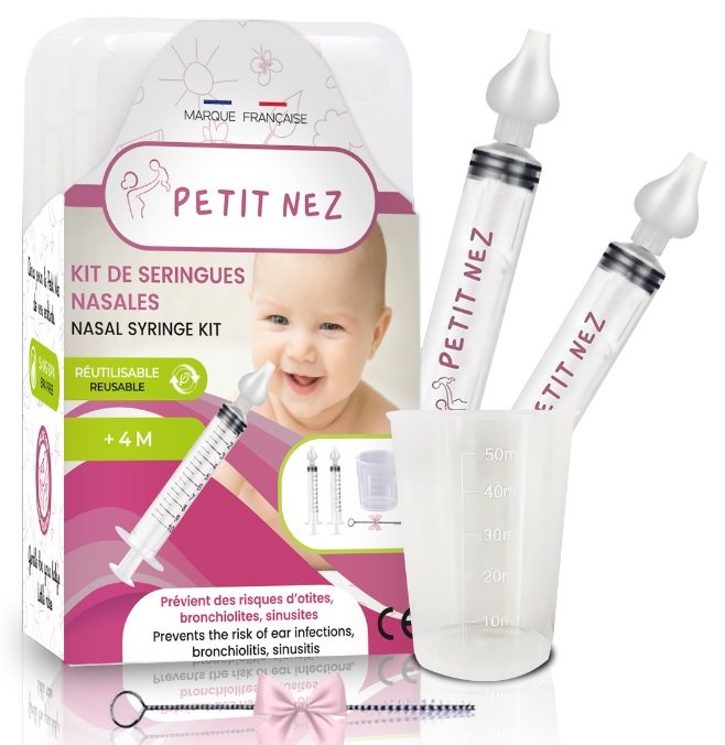 PETIT NEZ Kit seringues nasales 2 pièces   goupillon   doseur 1 Stk