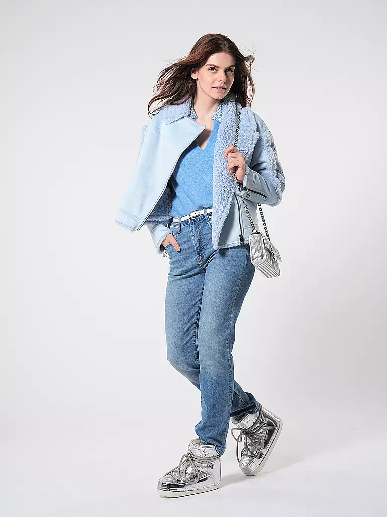 LEVI'S® Jeans Straight Fit 724 HIGH RISE COOL JO blau
