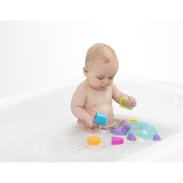 Playgro Float Along Hippo Shape Sorter