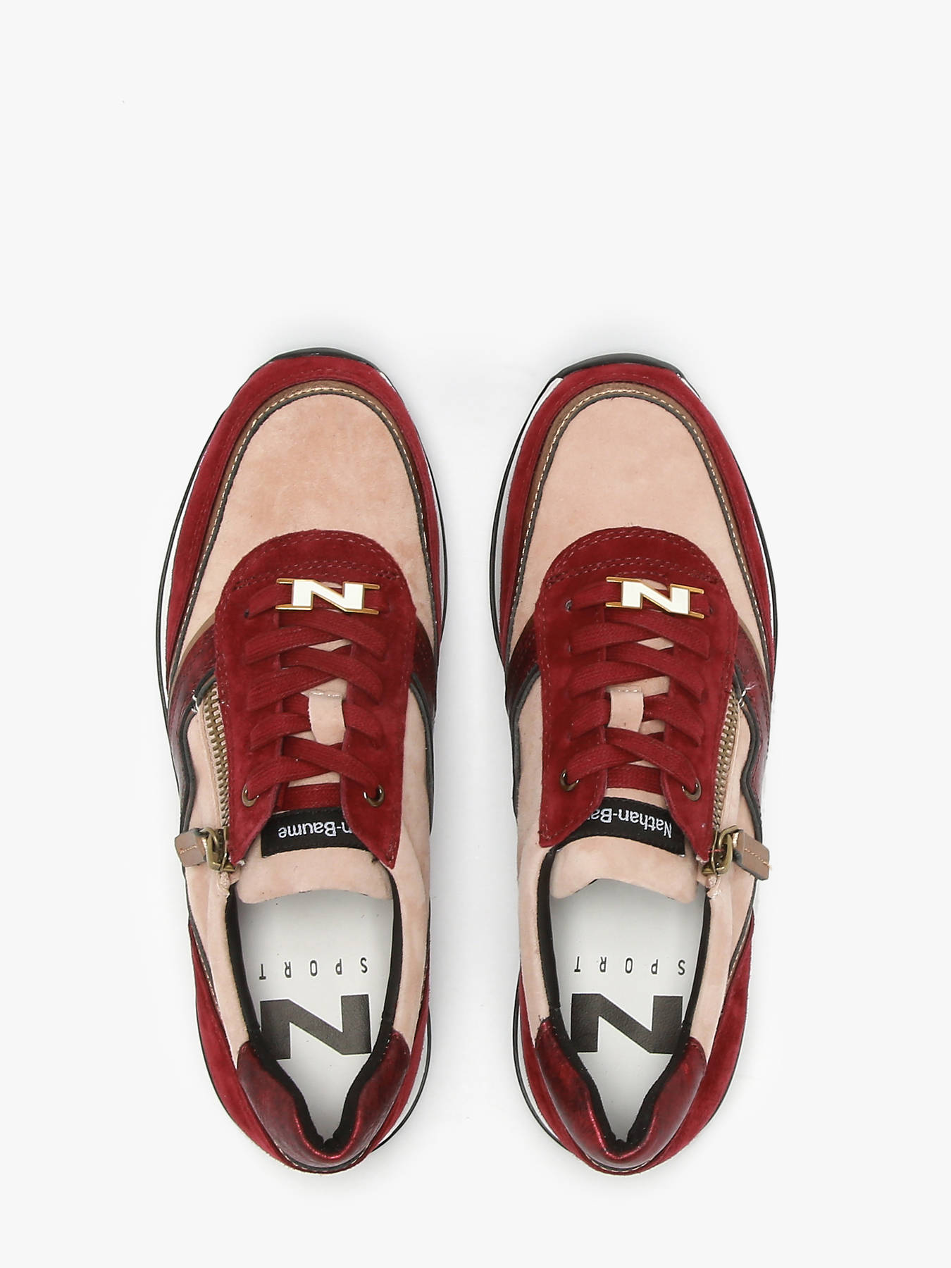 Sneakers en cuir NATHAN BAUME