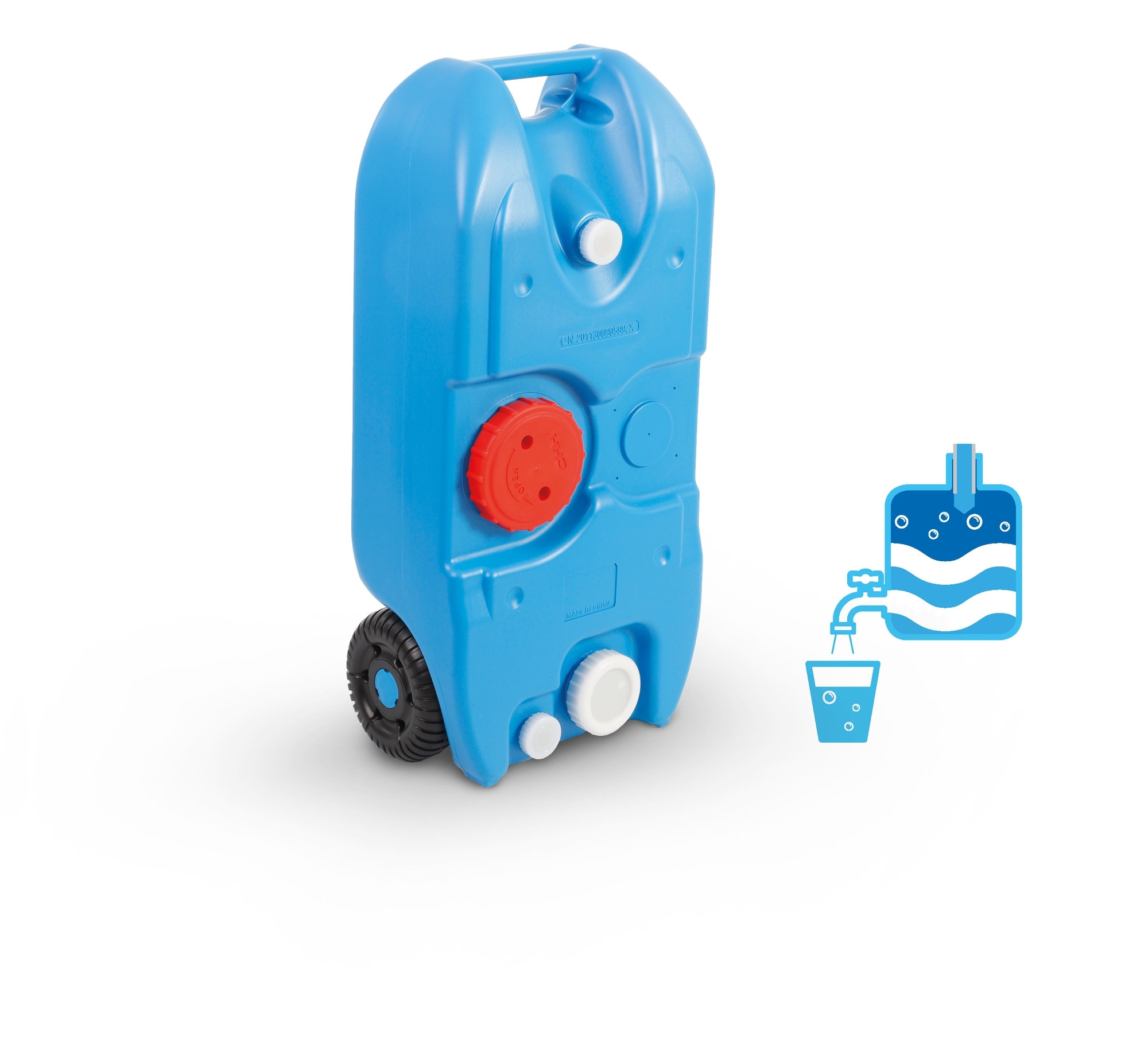 Brunner Wedor CHH mobiler Frischwassertank 40 Liter