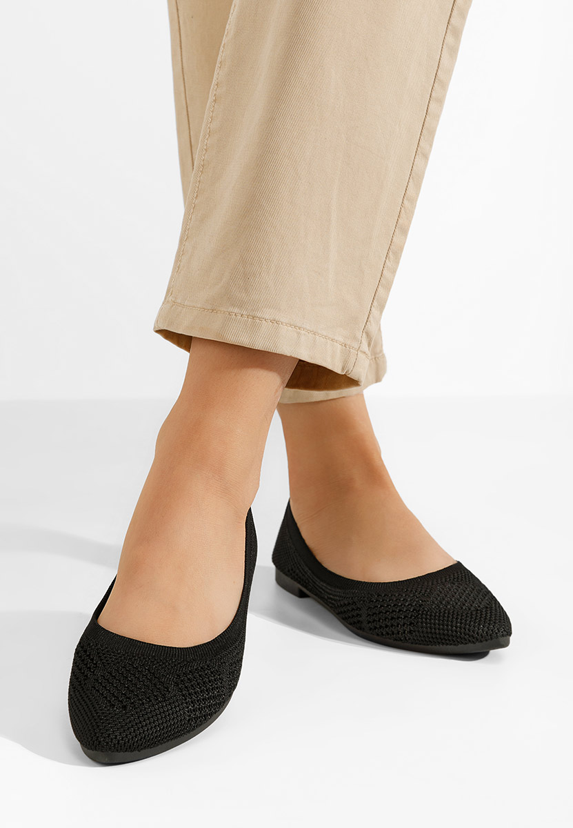 Ballerines femme noirs Carmelina