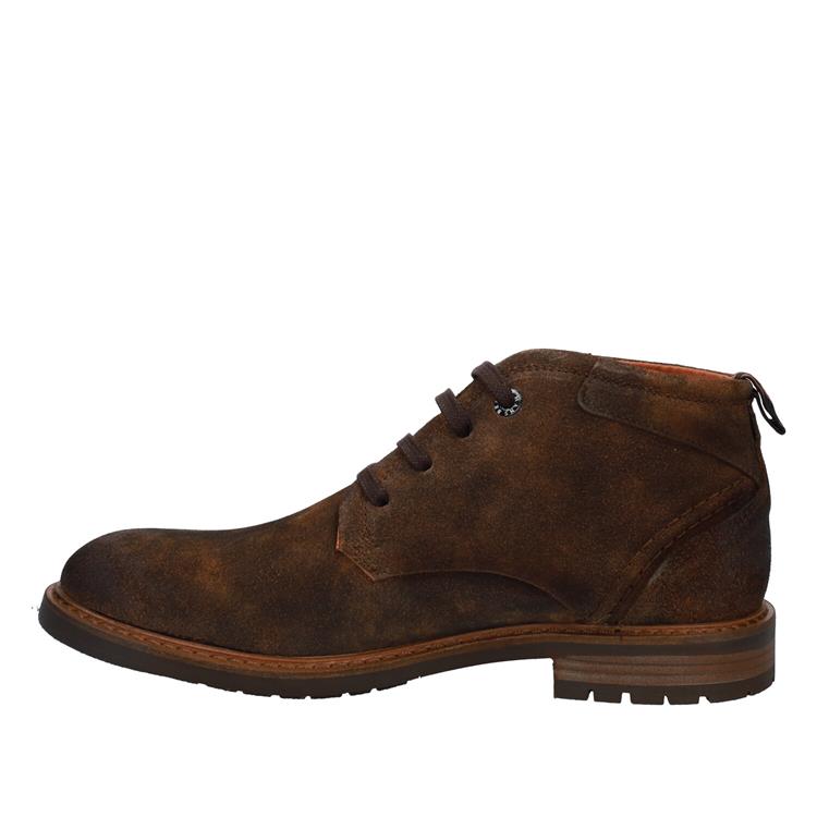 Berkelmans Oporto Dark Brown Suede Bruin
