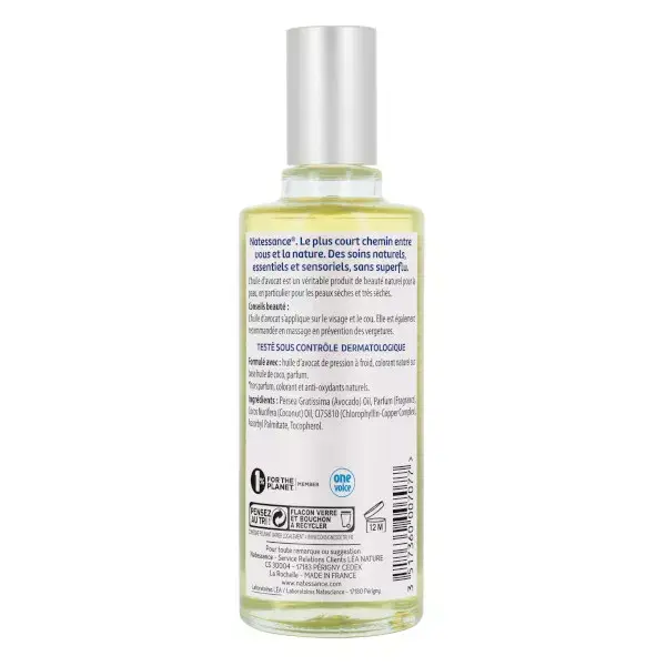 Natessance Huile Nourrissante Avocat 50ml