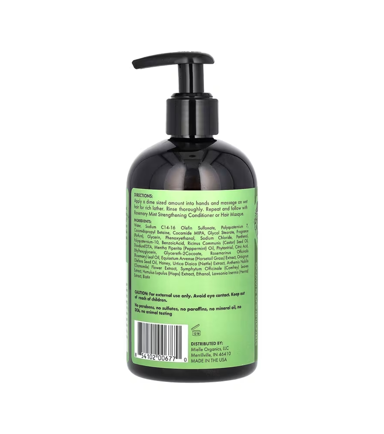 Mielle - Shampoo Fortalecedor de Alecrim e Menta