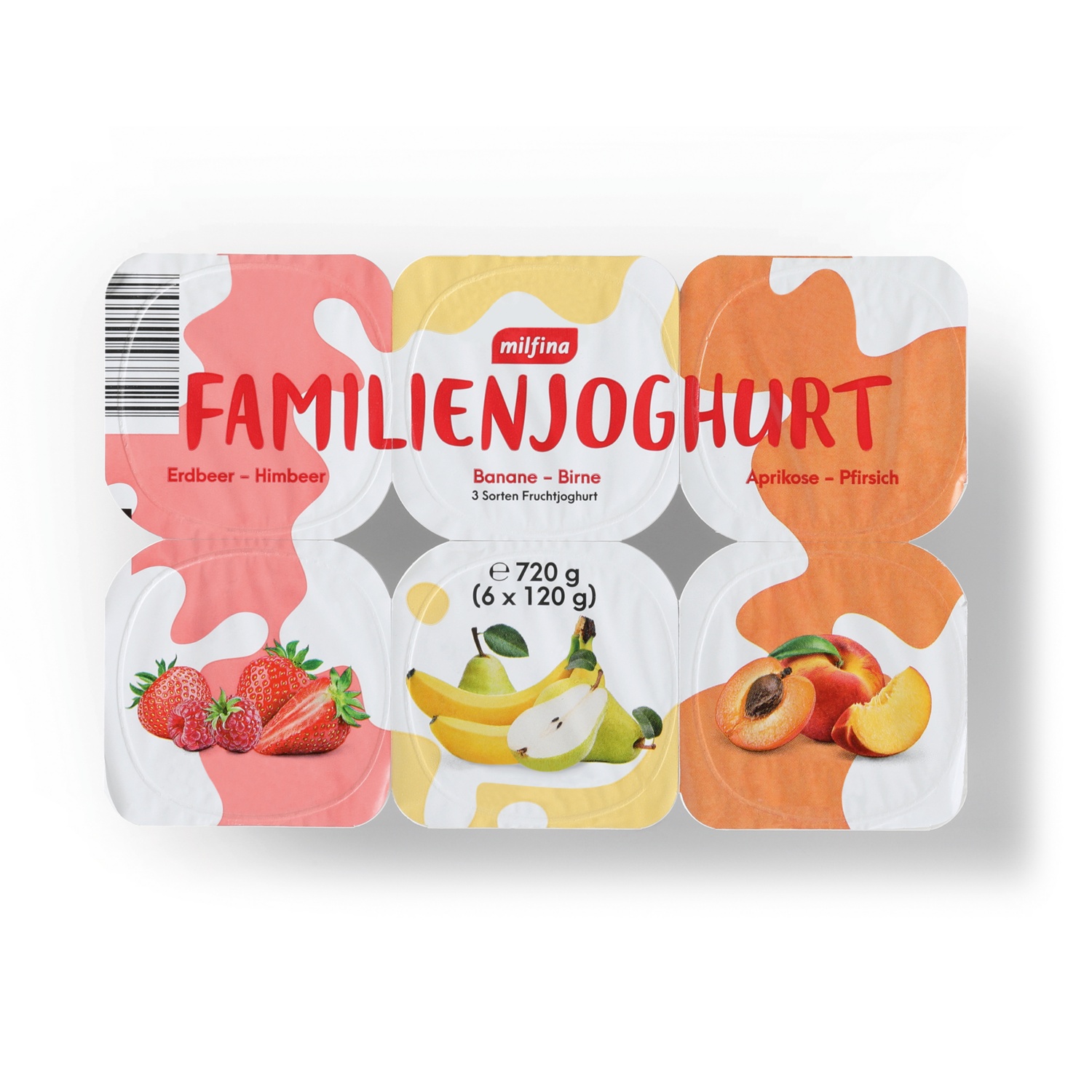 MILFINA Familienjoghurt 6 x 120 g