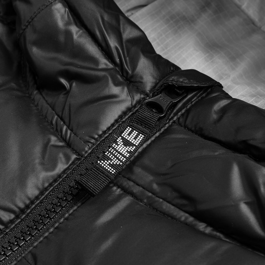 Nike Manteau d'Hiver Doudoune NSW Therma-FIT - Noir/Blanc Enfant