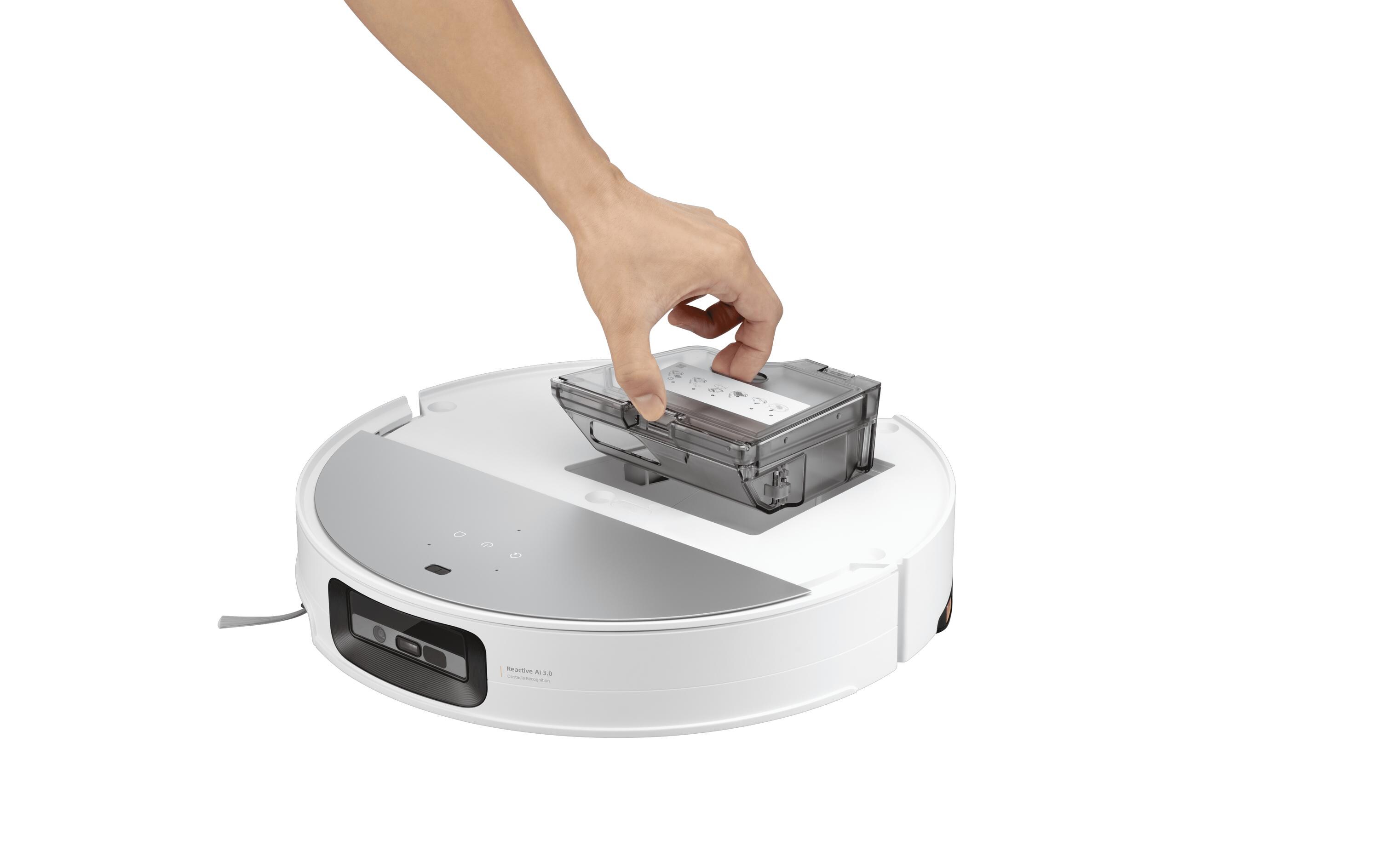 Saug- und Wischroboter Saros 10 Weiss<br>Saugroboter mit Dual Anti-Tangle System