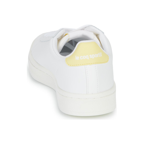 Le Coq Sportif - CLASSIC SOFT W - Blanc / Jaune