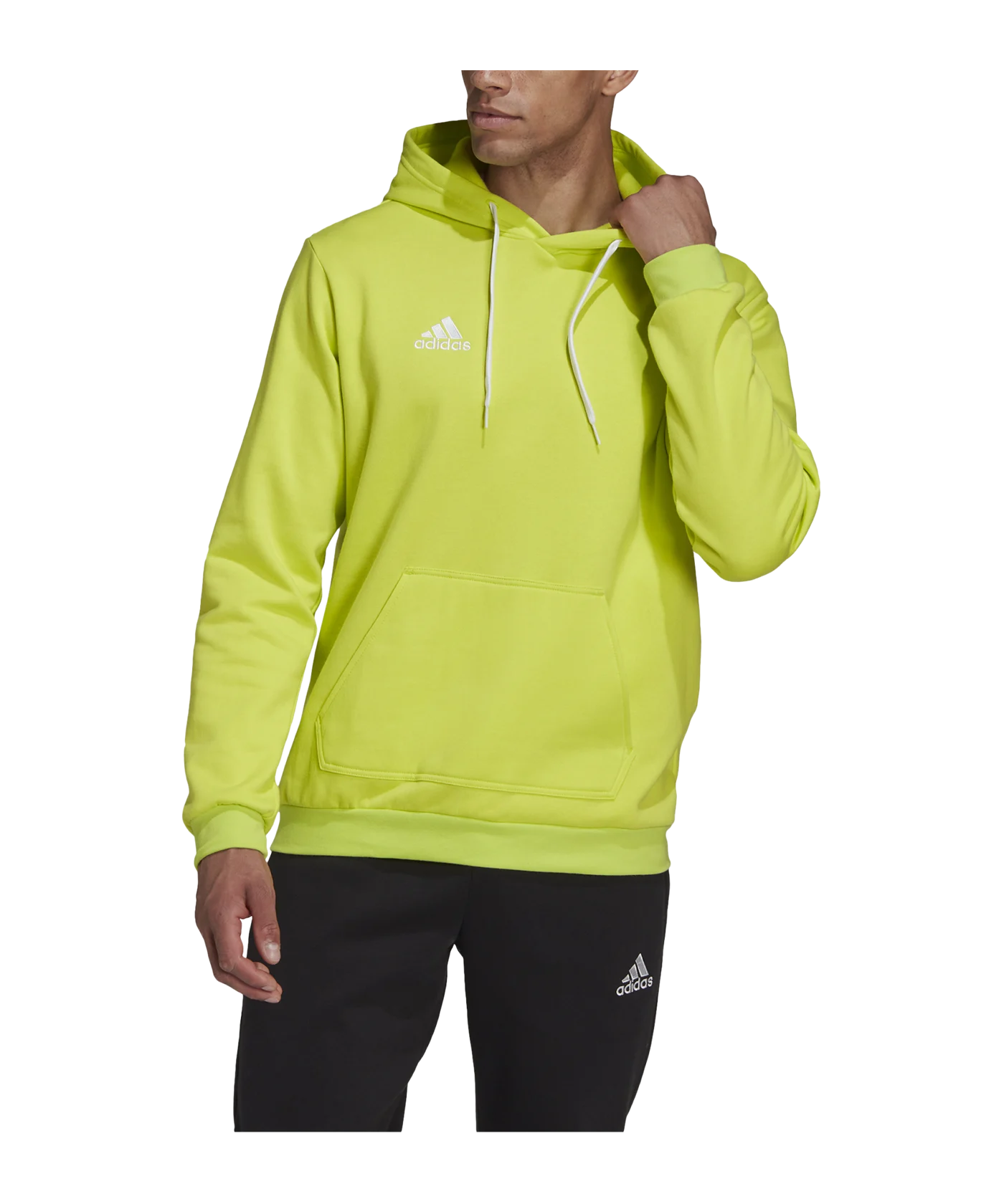 adidas Entrada 22 Hoody Grün Weiss