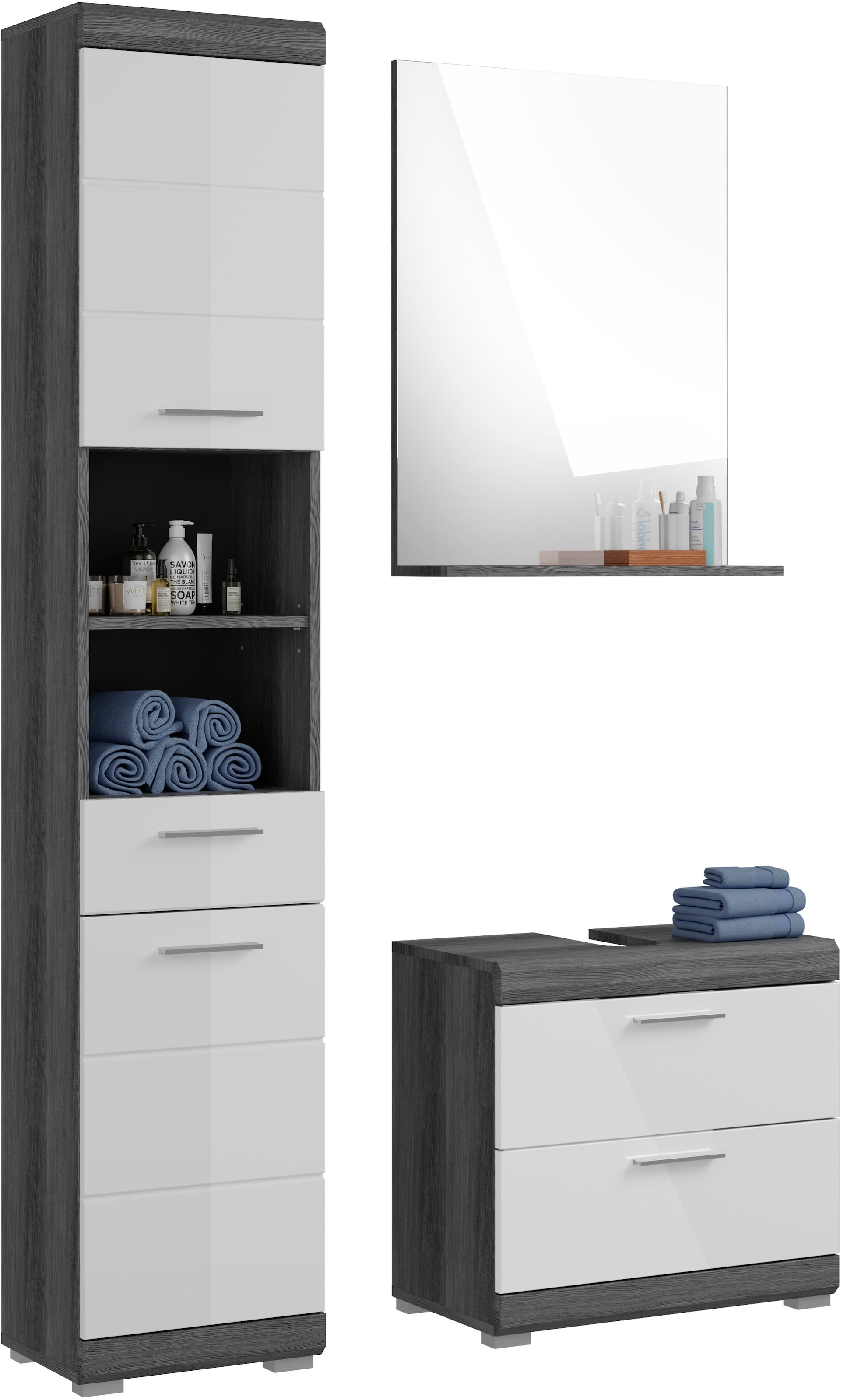 INOSIGN Badmöbel-Set »Siena, 3 teilig, bestehend aus:« Set, TOPSELLER!, 3 Stk. tlg.