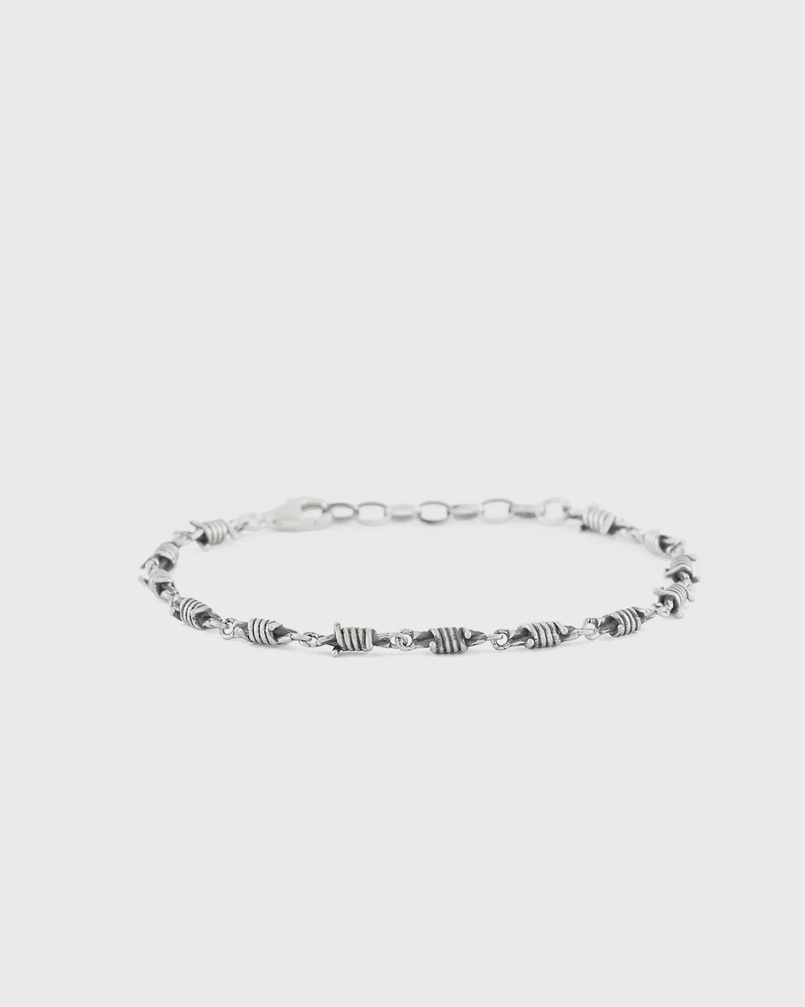 Serge DeNimes Silver Barbed Wire Bracelet