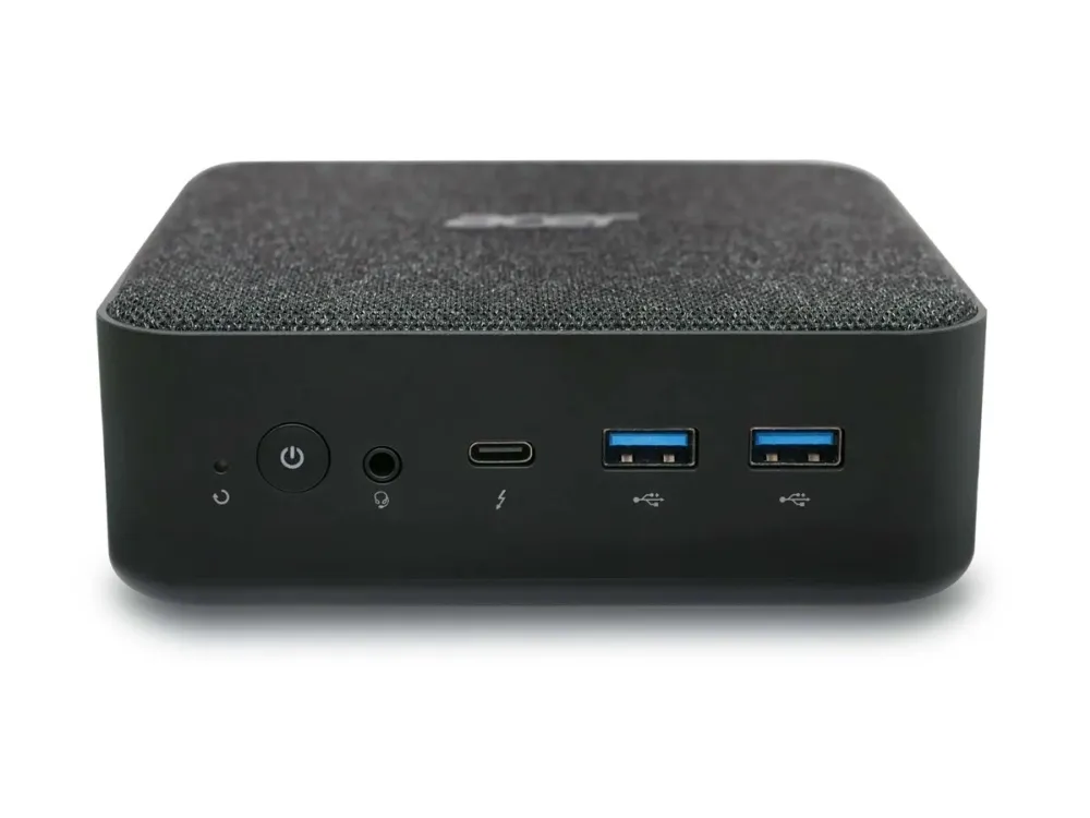 Acer Revo Box RB102-13U5U - Barebone - mini PC 1 x Core i5 i5-1334U / op til 4.6 GHz - RAM 16 GB - SSD 512 GB - Intel Iris Xe Graphics - Gigabit Ethernet, IEEE 802.11ax (Wi-Fi 6), Bluetooth - Win 11 Pro