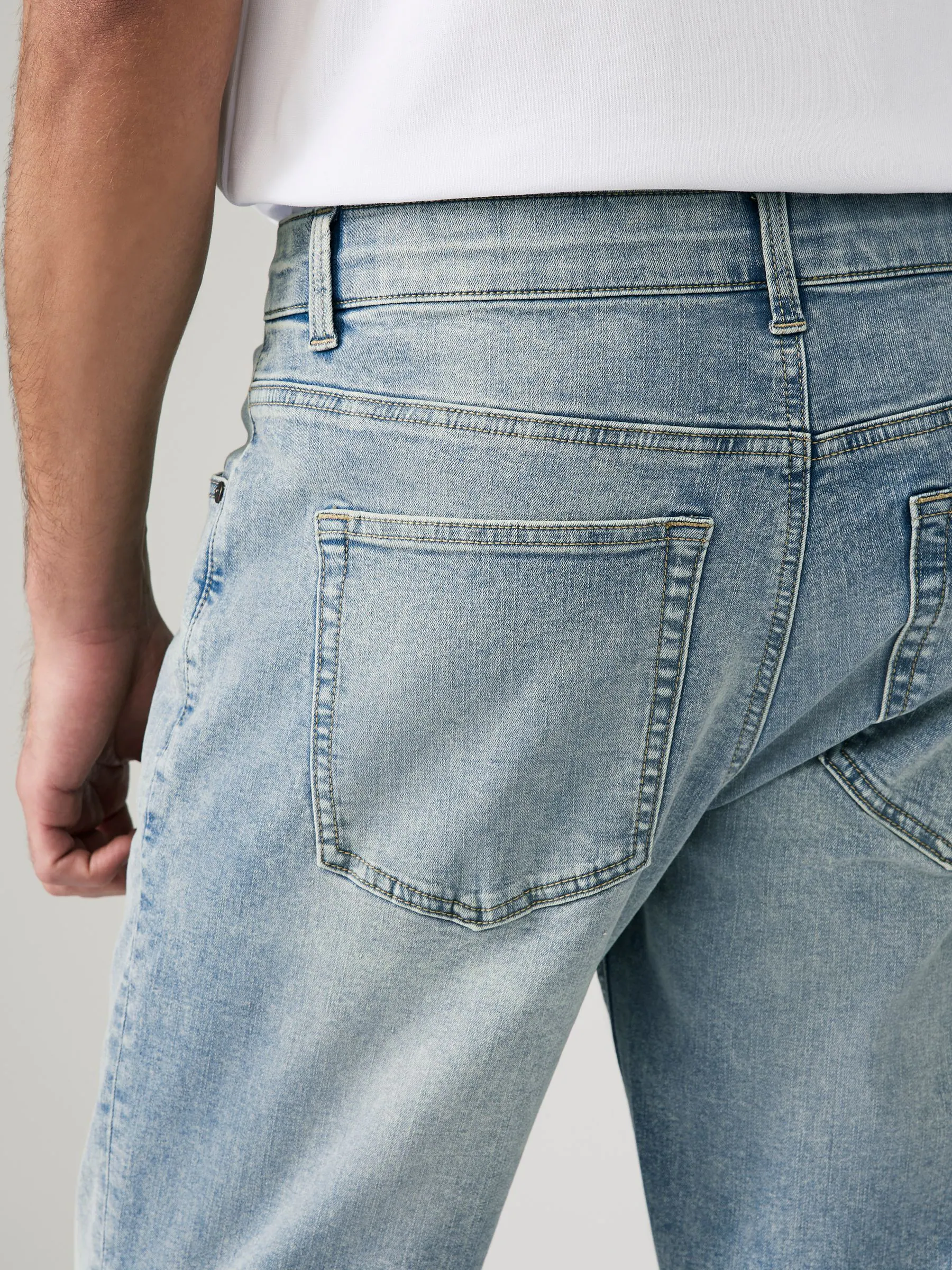 Vintage blauw - Enkele - Slim fit klassieke stretchy jeans