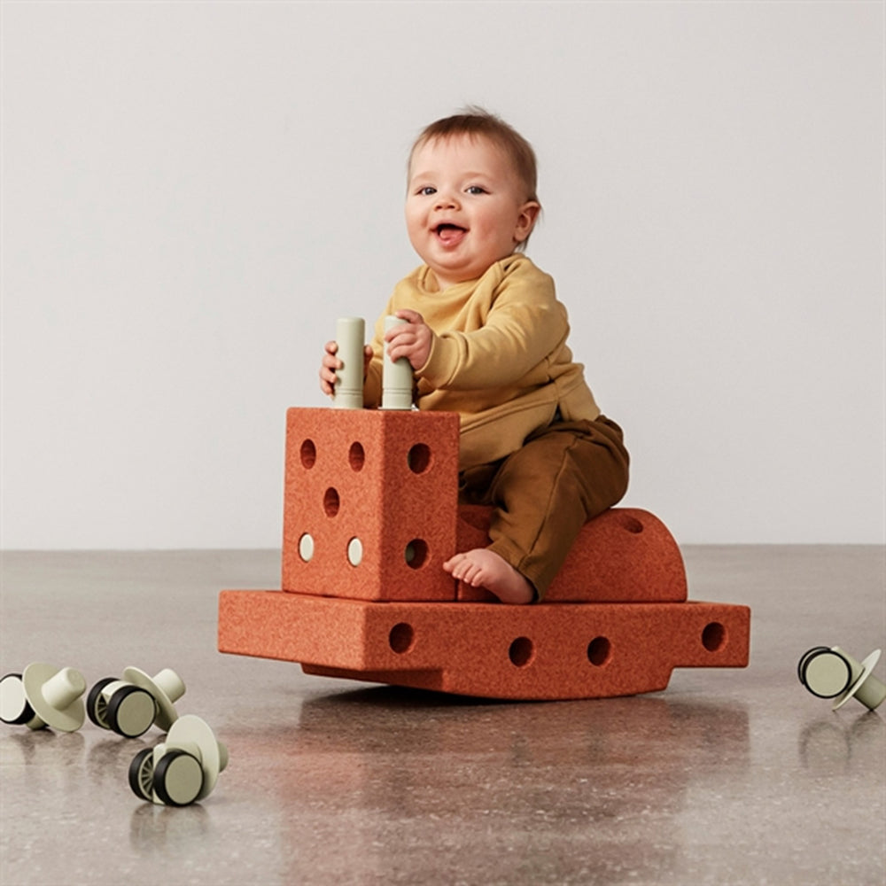 Køb MODU Curiosity set Burnt Orange/Dusty Green | Luksusbaby