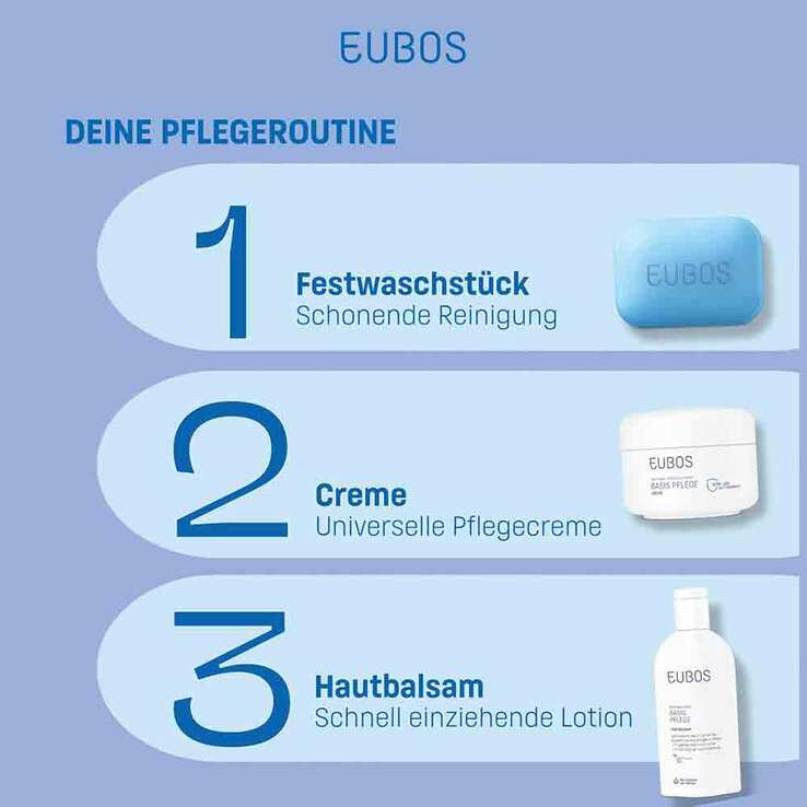 Eubos Fest blau unparfümiert, 125 g