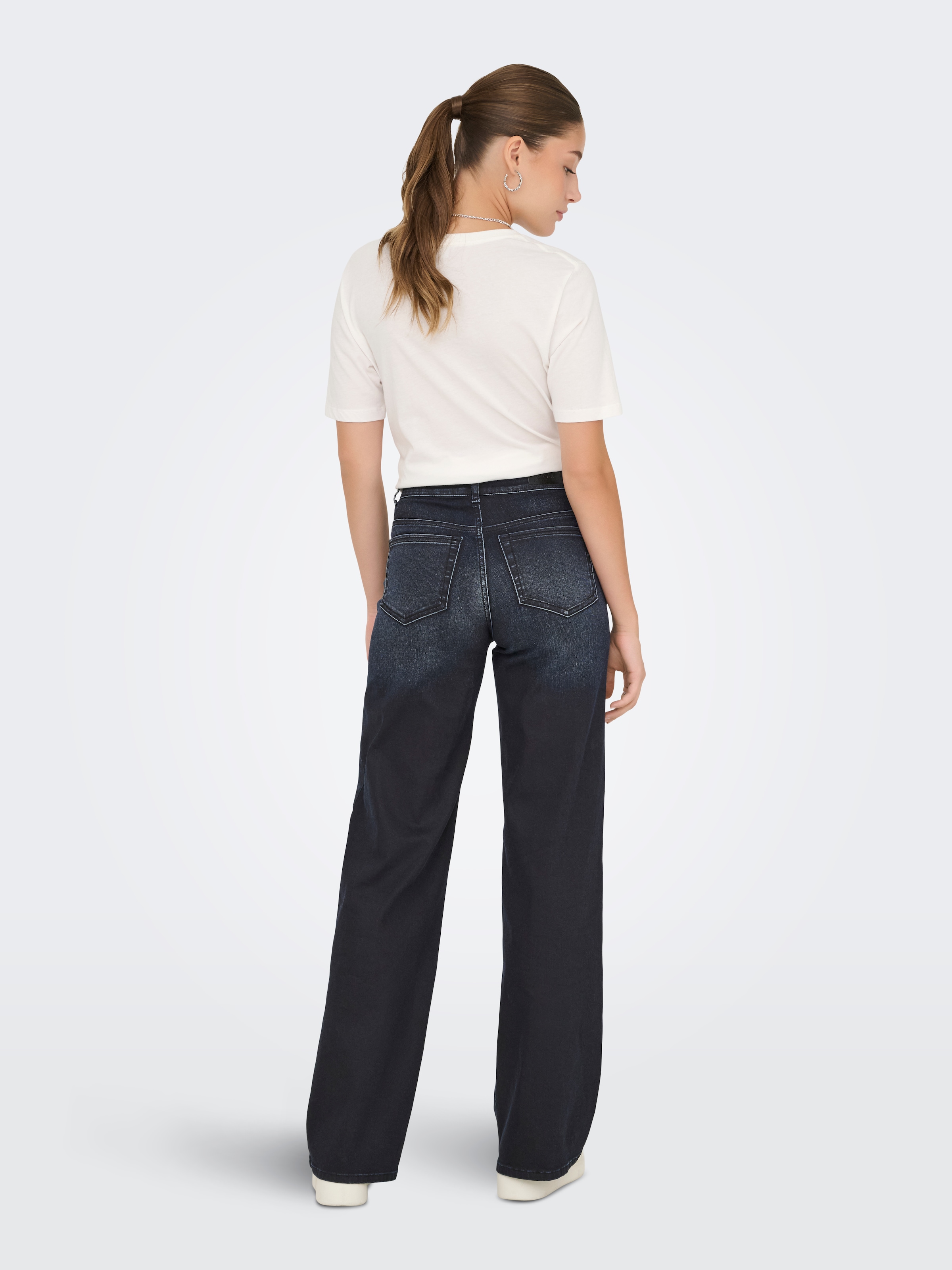 ONLY High-waist-Jeans »ONLMADISON BLUSH HW WD COAT DNM REA6NOOS«