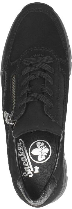 Rieker Veterschoenen Laag zwart