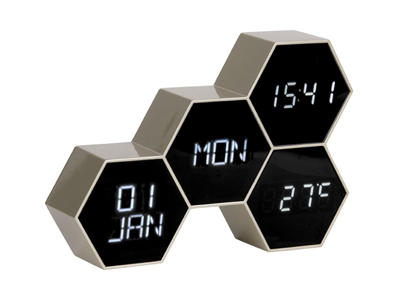 Alarm Clock Six In The Mix KA5805BK Black