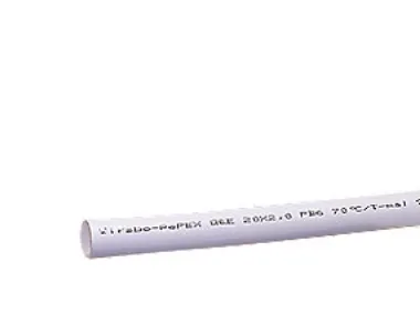 Uponor Pe-Pex rør 20-2mm 6 Bar - Varmesystem - fornettet - iltspærre. 240 m pr. rll. - (240 meter)
