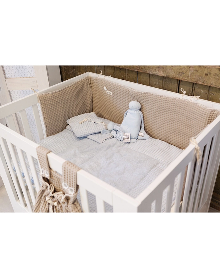 Nestchen AMSTERDAM für 60-70cm Bettbreite in steel grey