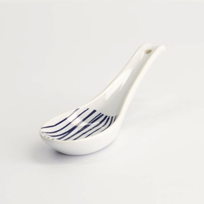 Tokyo Nippon Blauwe Lepel Lijnen 13,8x4,8 cm