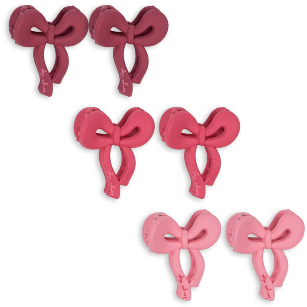 Køb Konges Sløjd Pink Mix 6 Pak Mini Sløjfe Hårspænder
