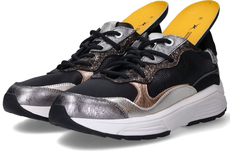 Xsensible Rainbow Stretchwalker Sneakers Zilver Dames
