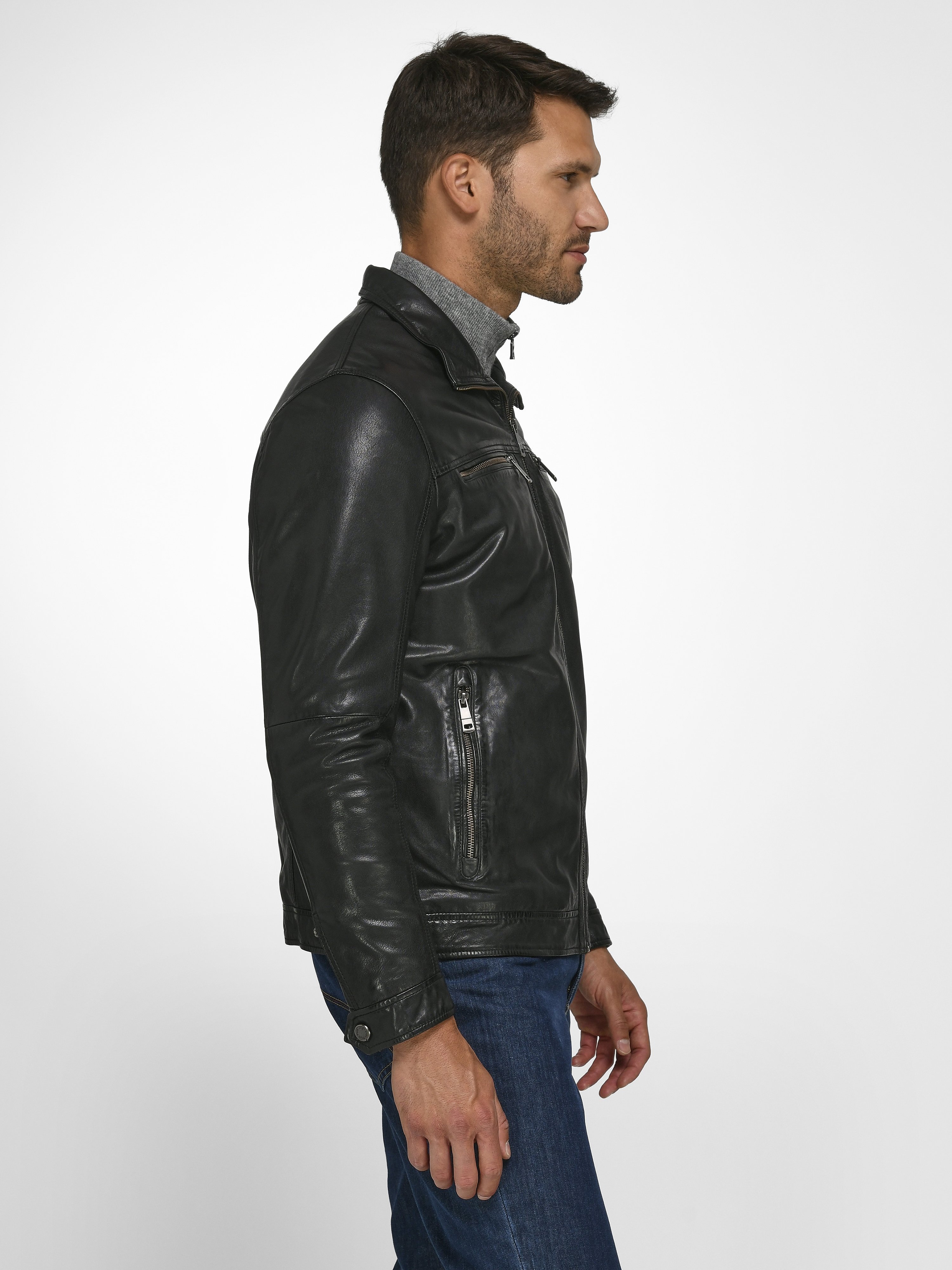 Lederjacke