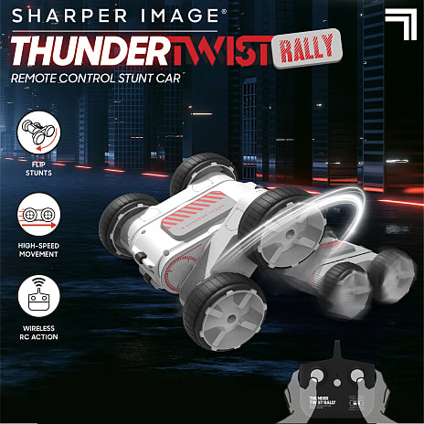 Sharper Image thunder twist rally RC stunt fjernstyret bil