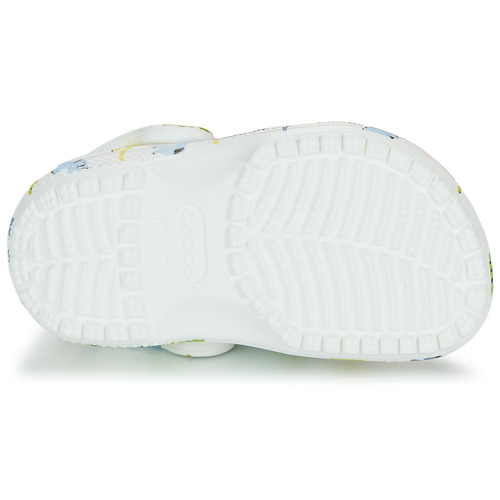 Crocs - Classic Character Print Clog T - Blanc / Dinosaure
