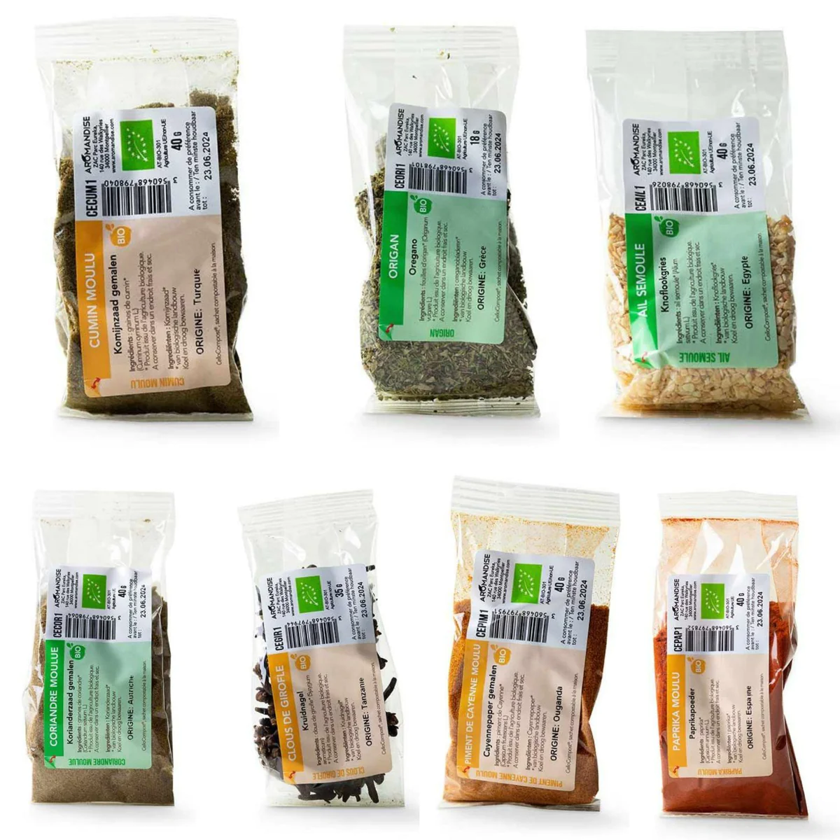Mélange 7 Epices bio - cuisine mexicaine Aromandise