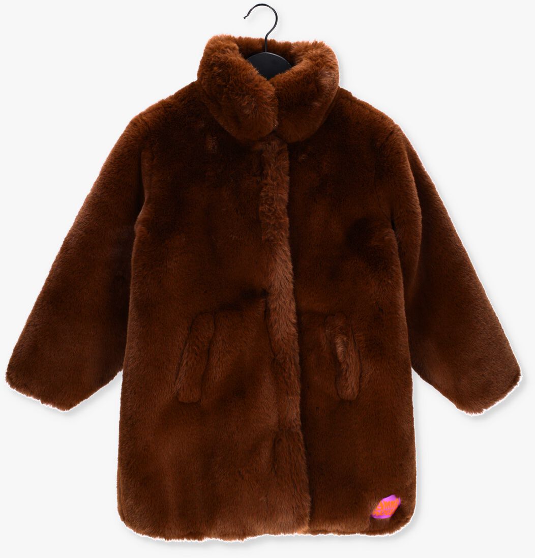 AMMEHOELA bruine ammehoela faux fur jas am.funk.04
