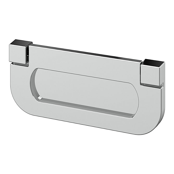 Bouton de meuble GoodHome Govlin gris Ø8cm x l.0.7cm x h. 3.5cm