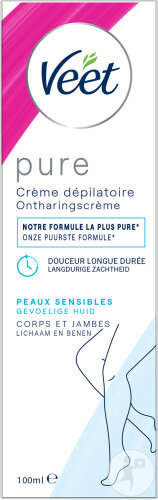 Veet NPD Minima Pure Crème Dépilatoire Peaux Sensibles 100ml