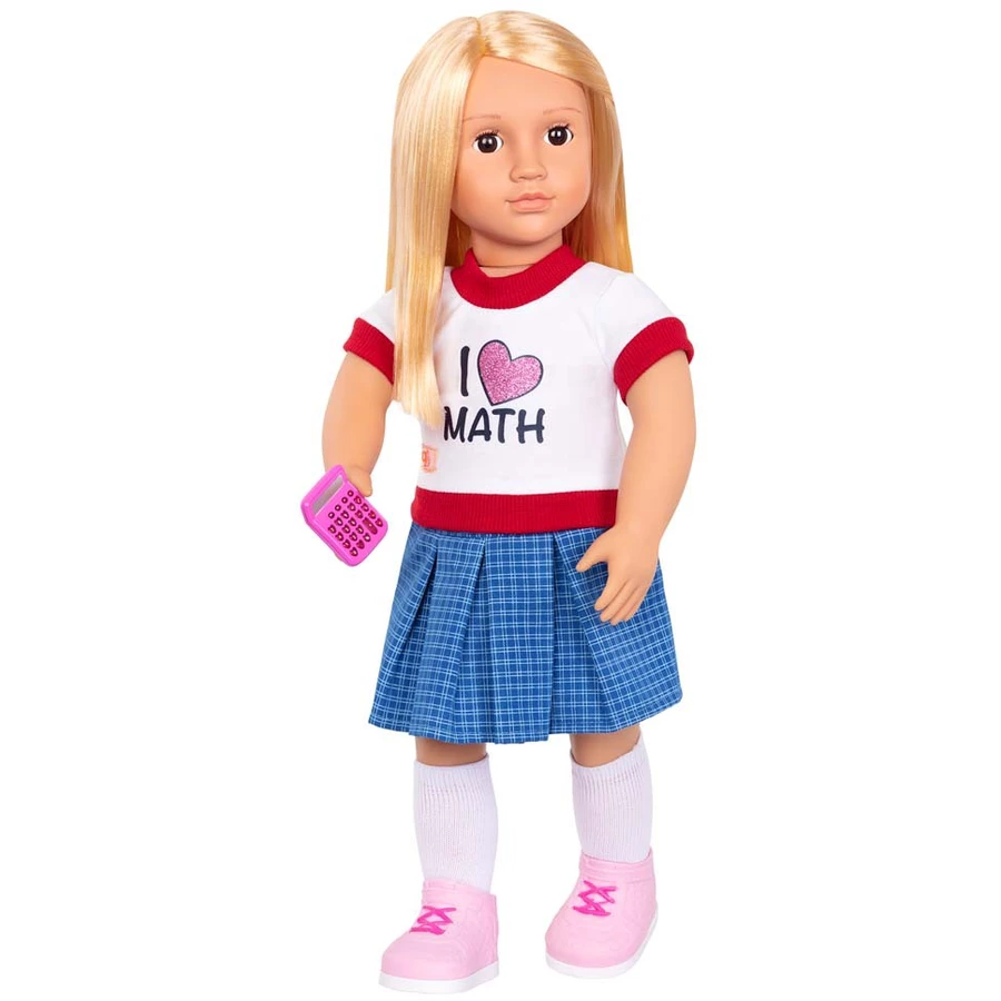 Our Generation Outfit Ich mag Mathe für 46 cm Puppen Mehrfarbig
