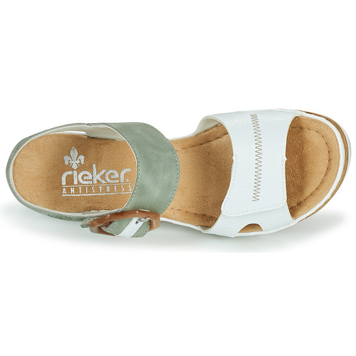 Rieker - SOLLA - Vert / Blanc