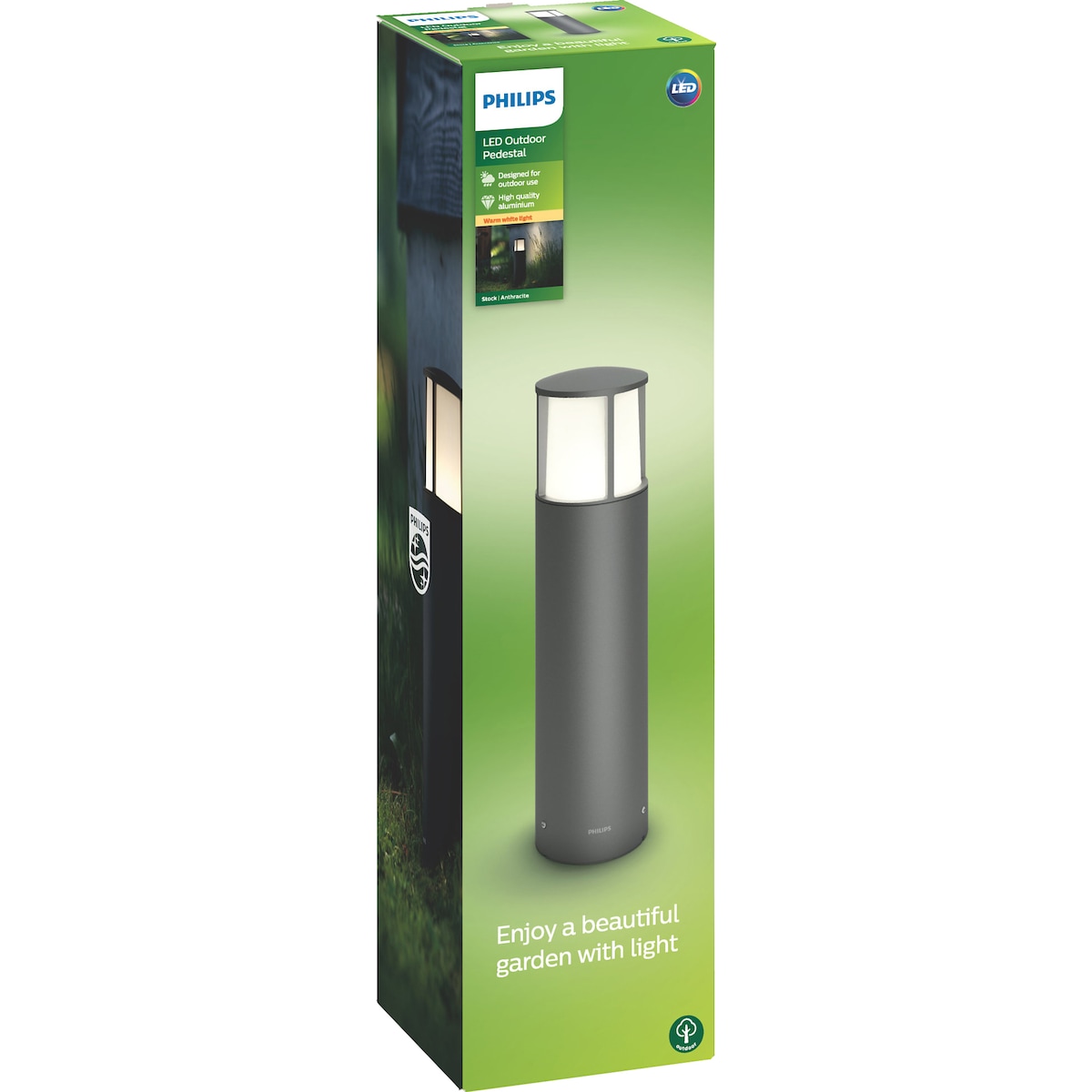Philips Stock utendørs sokkelampe 5,5W