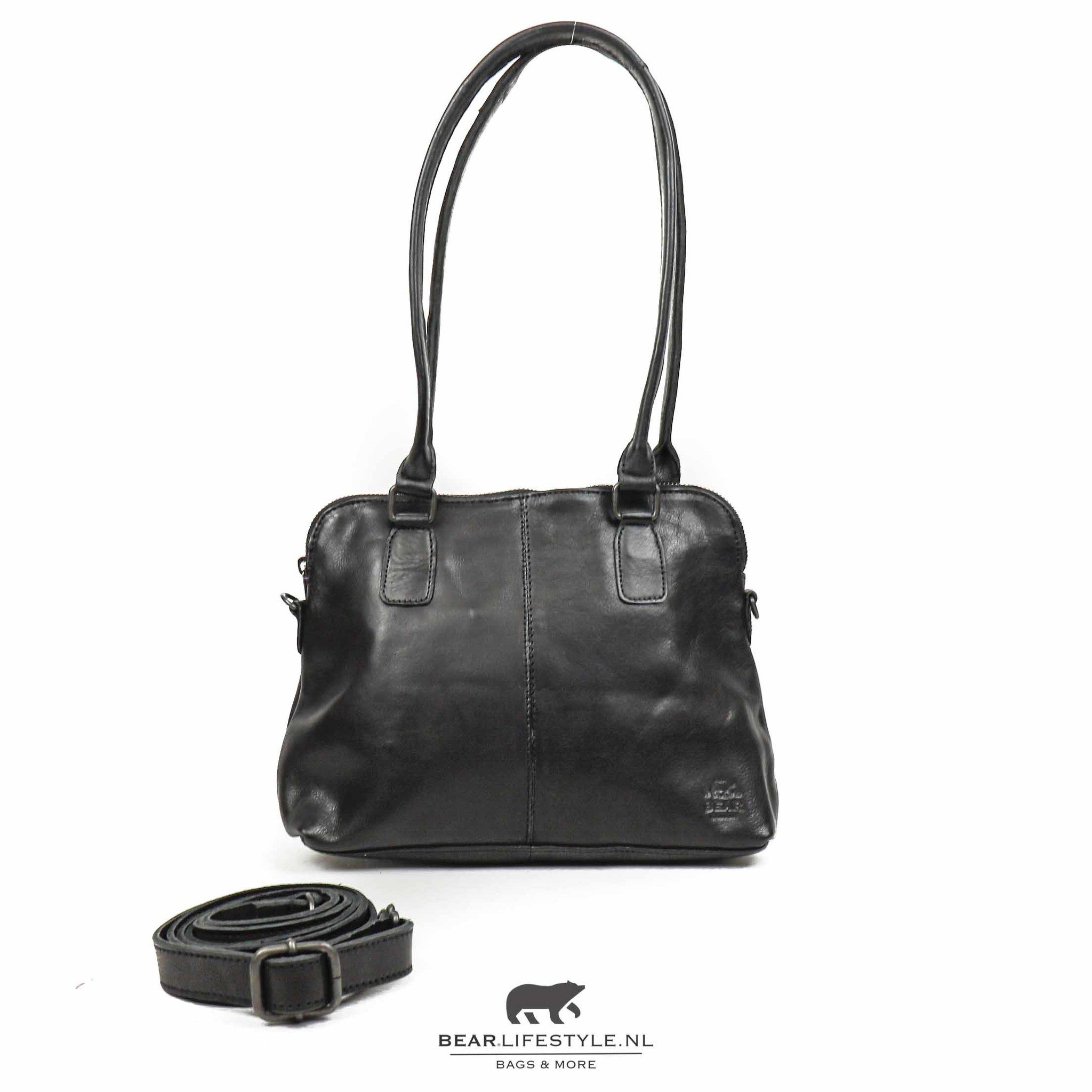 Bear Design Callisto Pelle Hand/ Schoudertas Petra Black CP1792