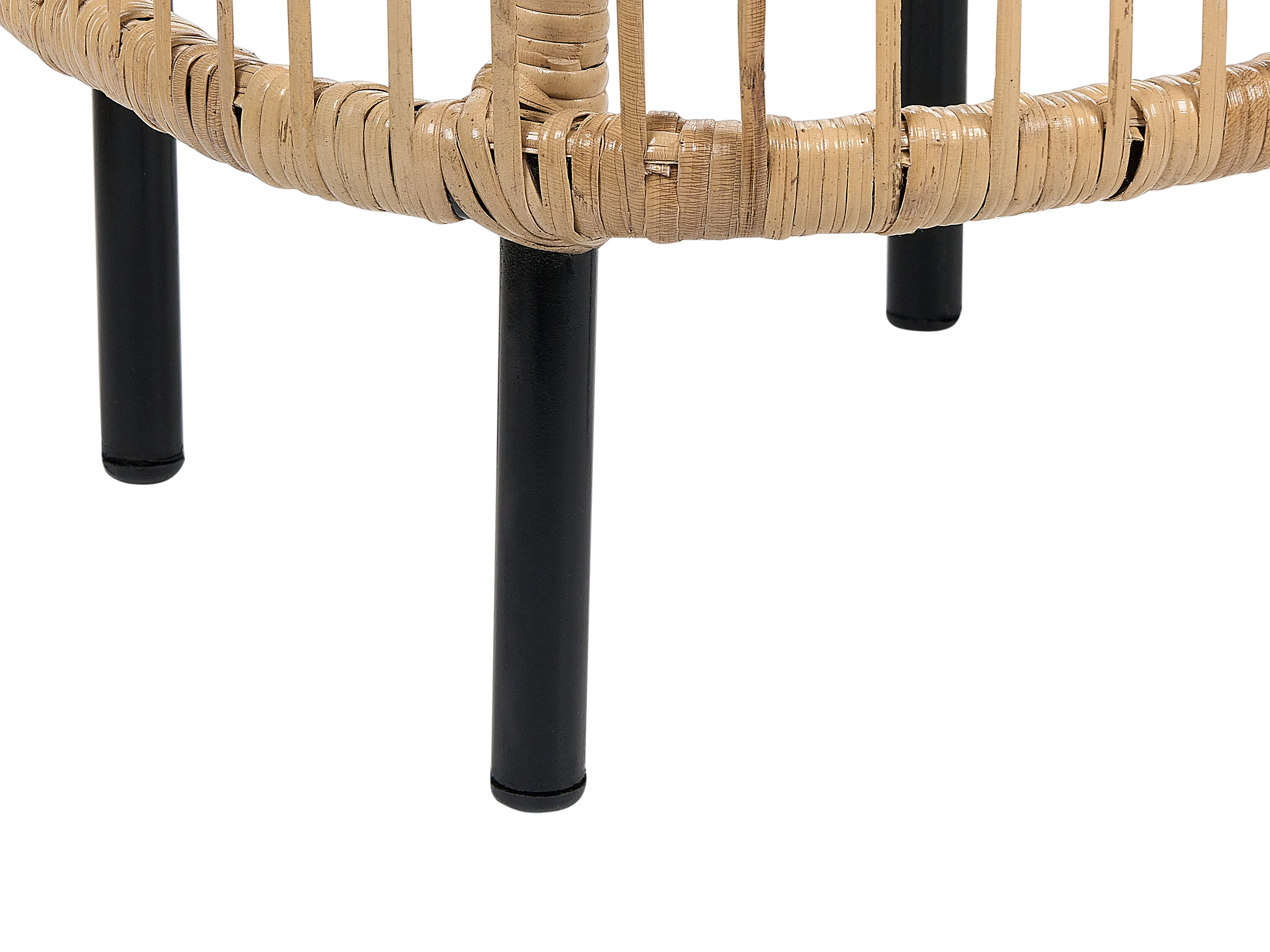 Loungeset met tafel 3-zits MARATEA/CESENATICO Rotan Natuurlijk