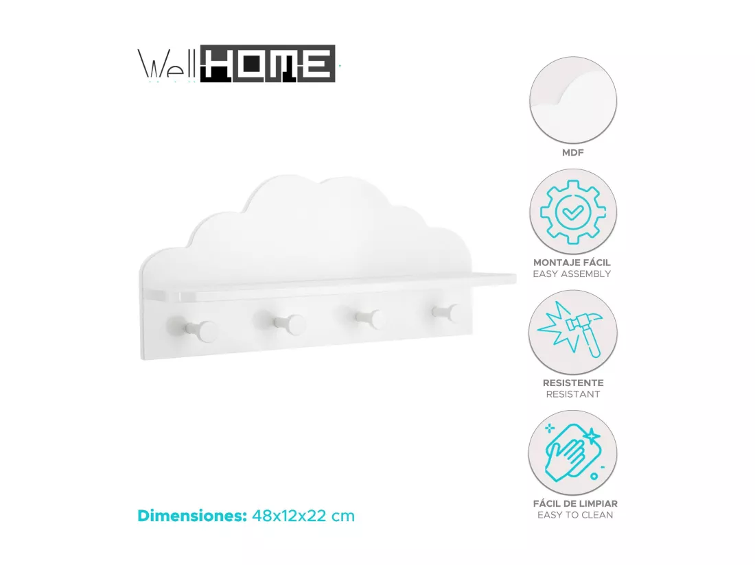 WELL HOME - Porte-manteau enfant 