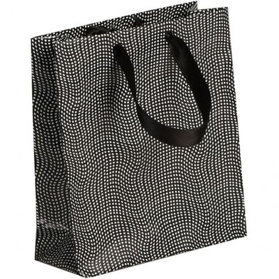 Clairefontaine Eurowrap - Sac cadeau pelliculé - 12 cm x 4,5 cm x 13,5 cm - ruban satin 