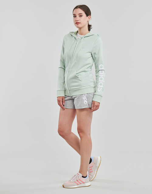 Adidas Sportswear - W LIN FT FZ HD - vert lin