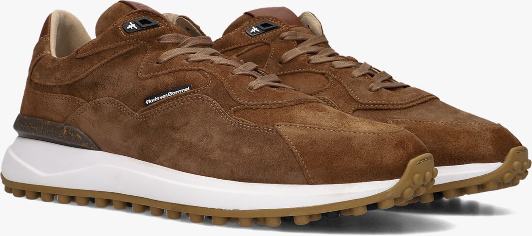 FLORIS VAN BOMMEL cognac floris van bommel lage sneakers sfm-10082