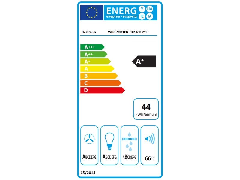 Electrolux Wandhaube WHGL9031CN 3   intensiv Stufen Dunstabzugshaube